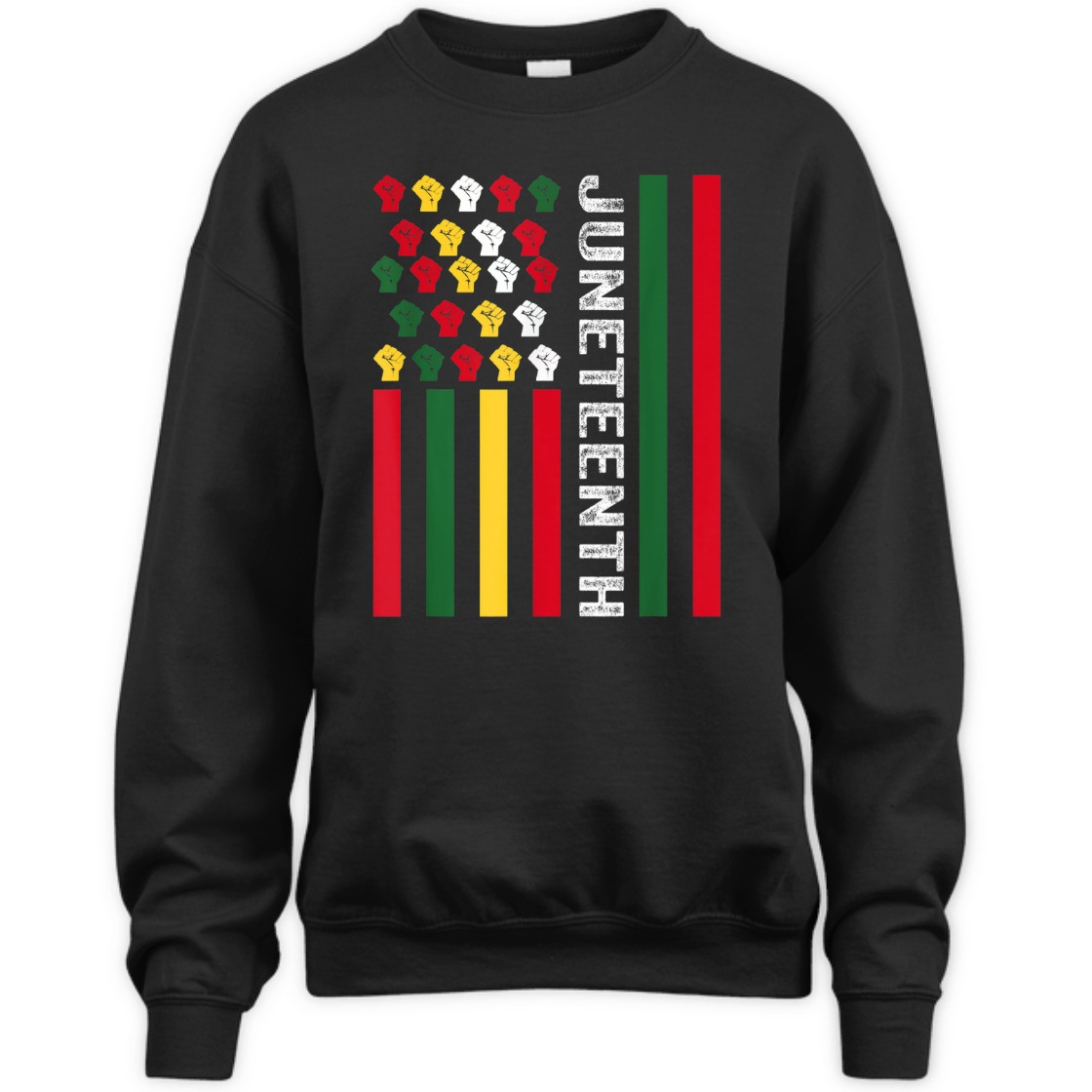 Strong Women Juneteenth Black History Flag African American Since 1865 T-Shirt
