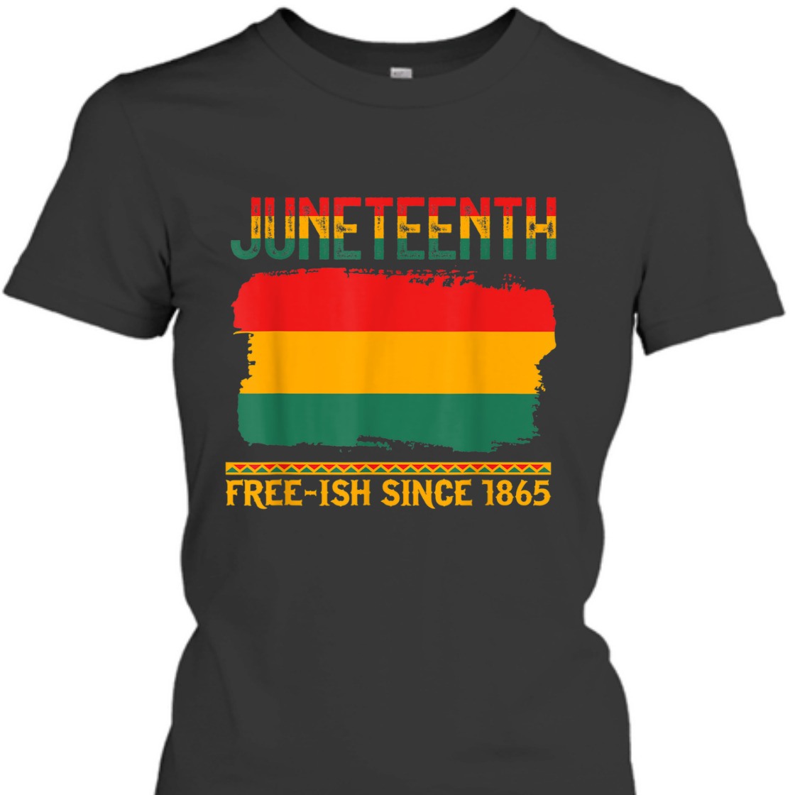 Strong Women Juneteenth Celebration Free-ish Since 1865 Vintage T-Shirt