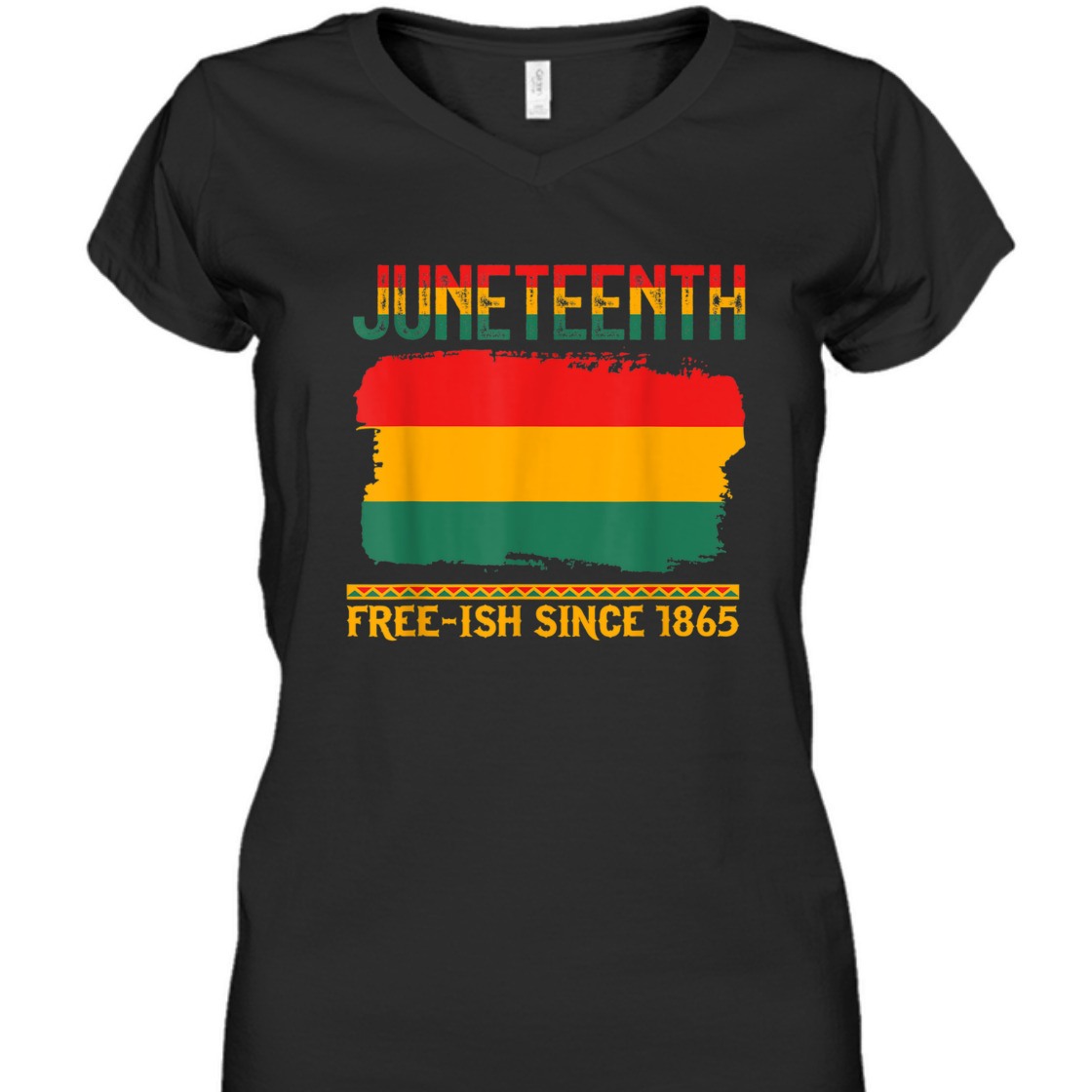 Strong Women Juneteenth Celebration Free-ish Since 1865 Vintage T-Shirt