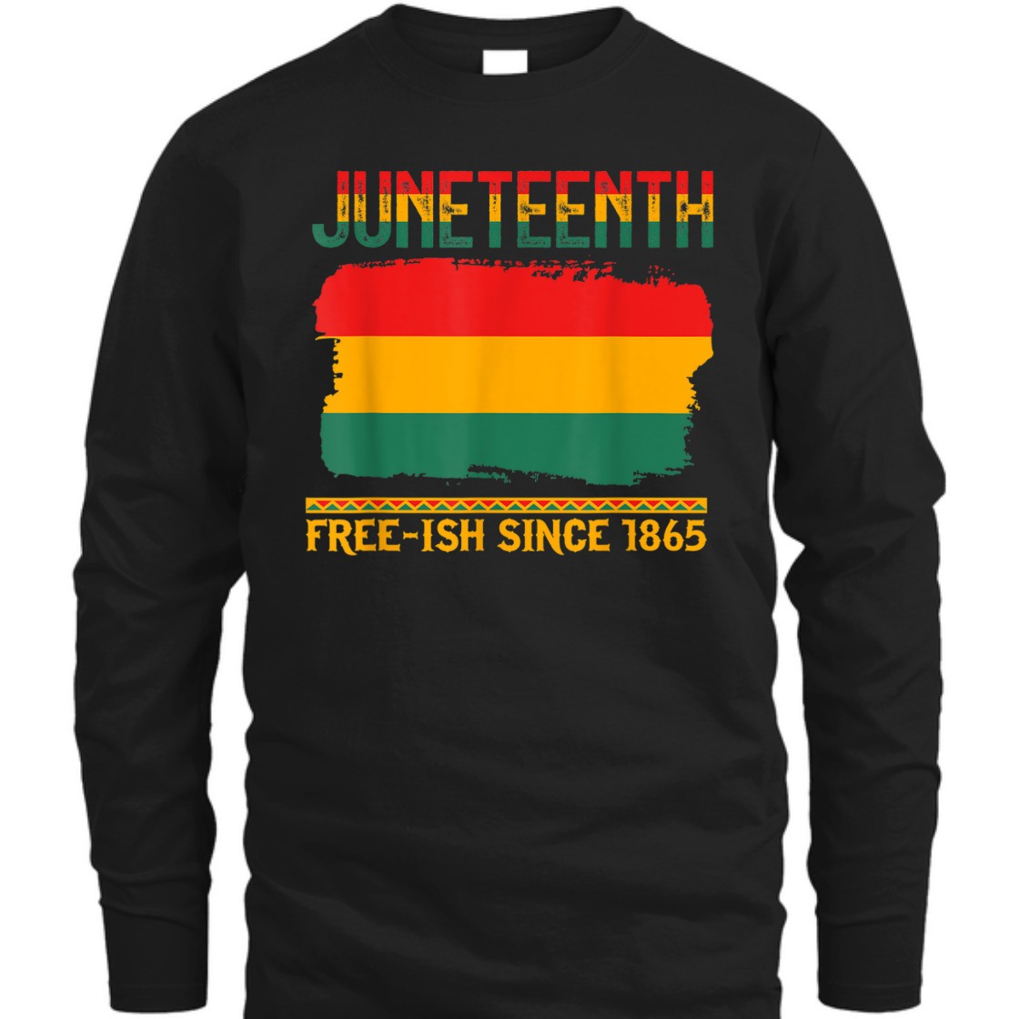 Strong Women Juneteenth Celebration Free-ish Since 1865 Vintage T-Shirt