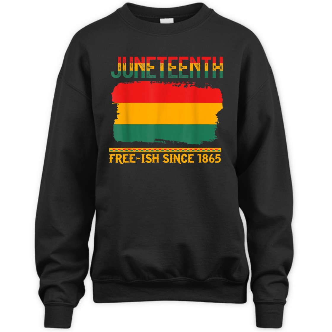 Strong Women Juneteenth Celebration Free-ish Since 1865 Vintage T-Shirt