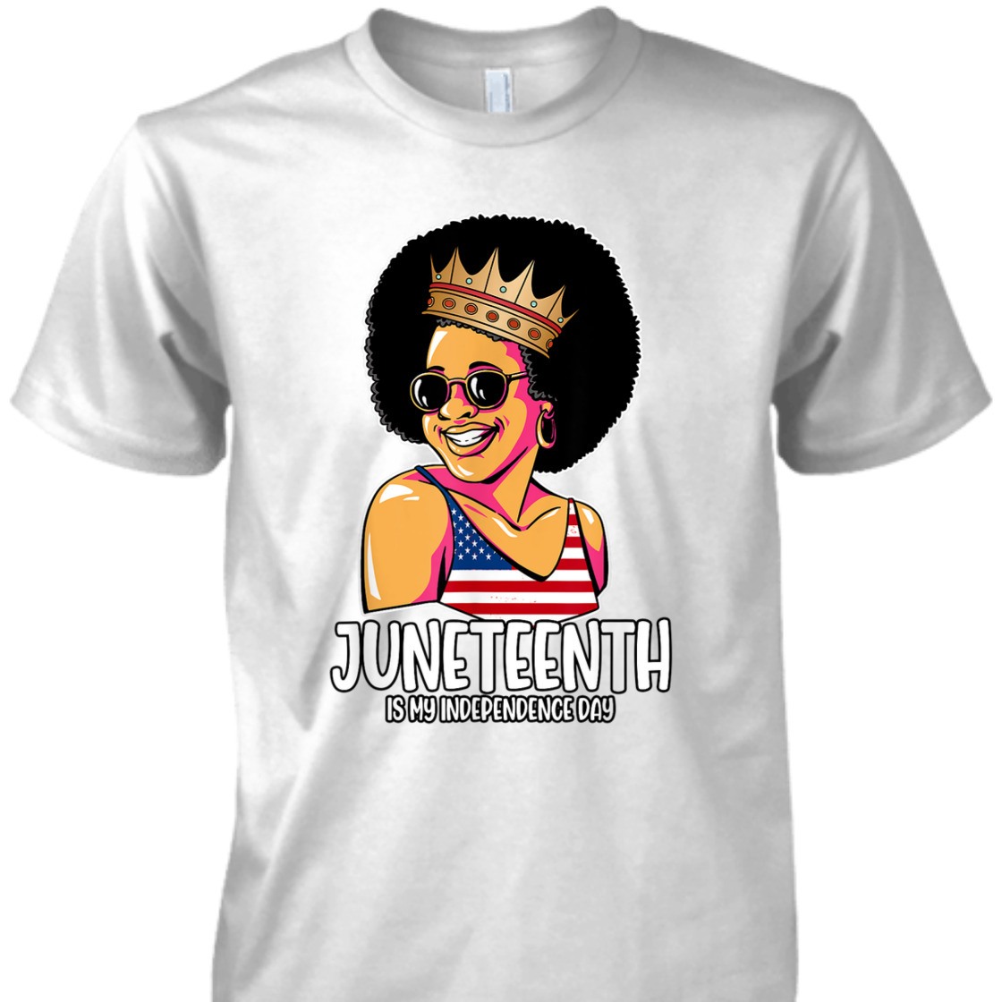 Strong Women Juneteenth Is My Independence Day June 19th 1865 T-Shirt