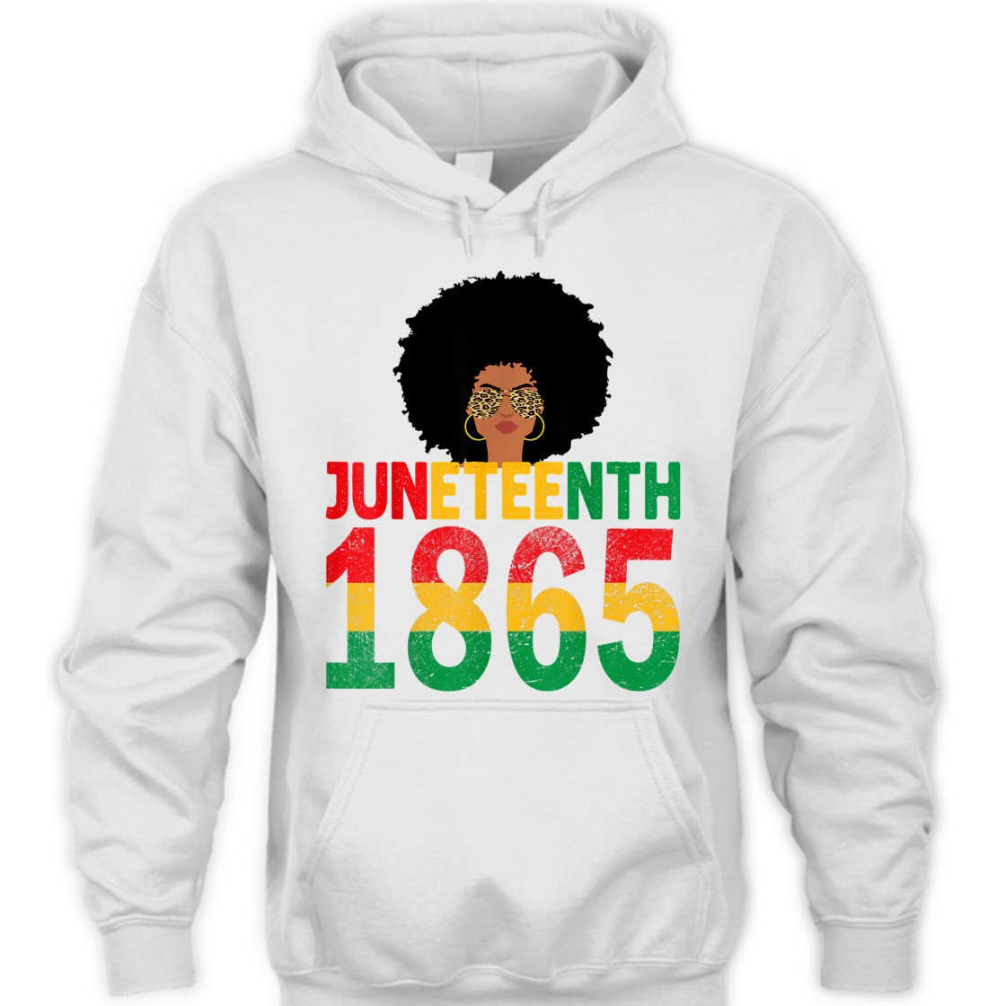 Strong Women Juneteenth 1865 Women Natural Hair T-Shirt