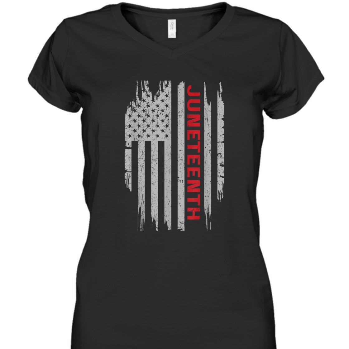 Strong Women Juneteenth American Flag USA T-Shirt Strong Women Juneteenth American Flag USA T-Shirt