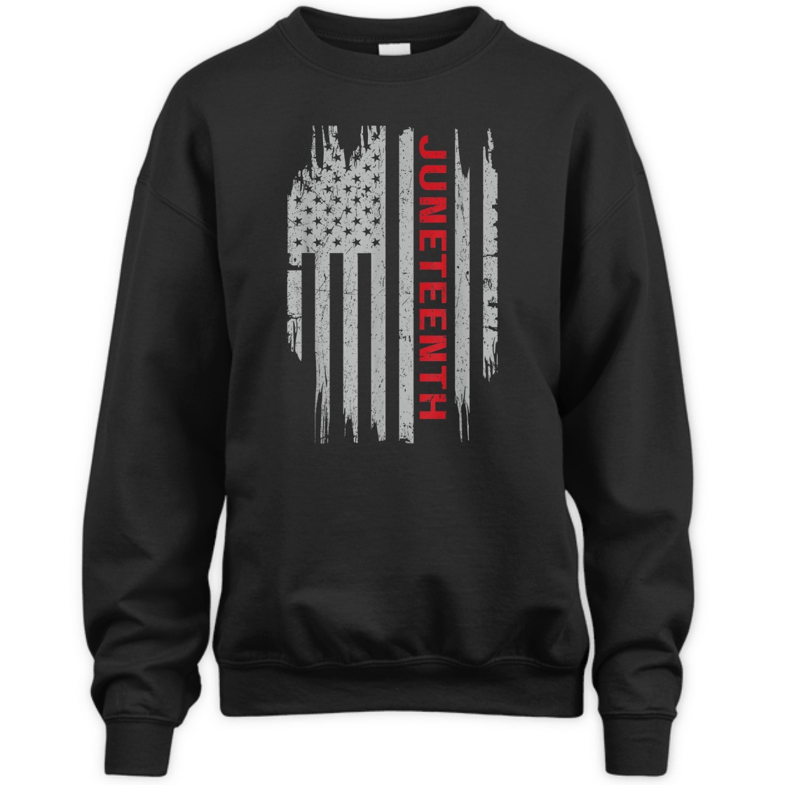 Strong Women Juneteenth American Flag USA T-Shirt