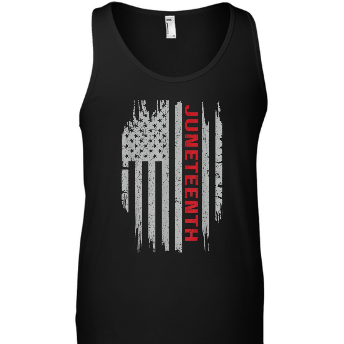 Strong Women Juneteenth American Flag USA T-Shirt