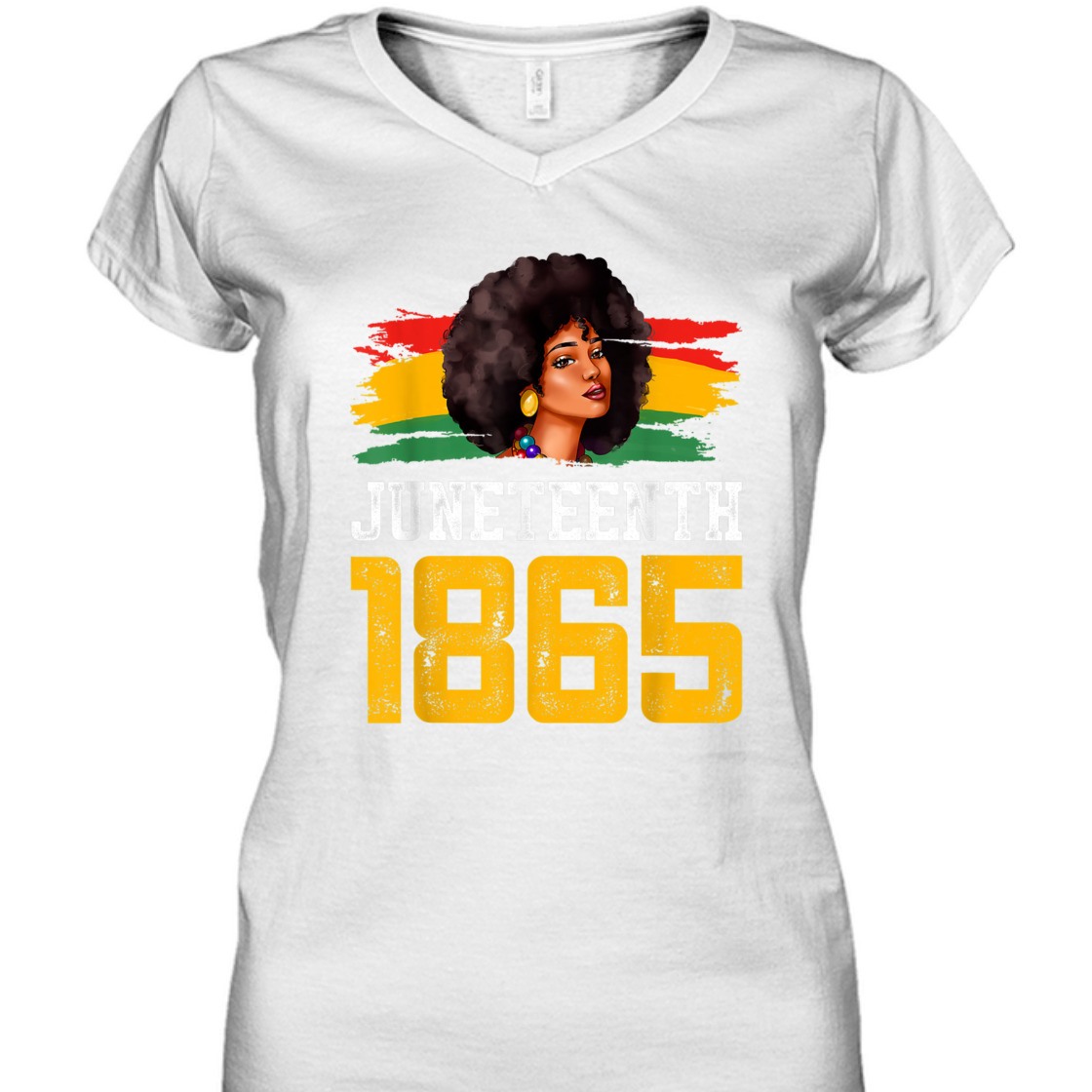 Strong Women Juneteenth 1865 African Woman American United States Freedom T-Shirt
