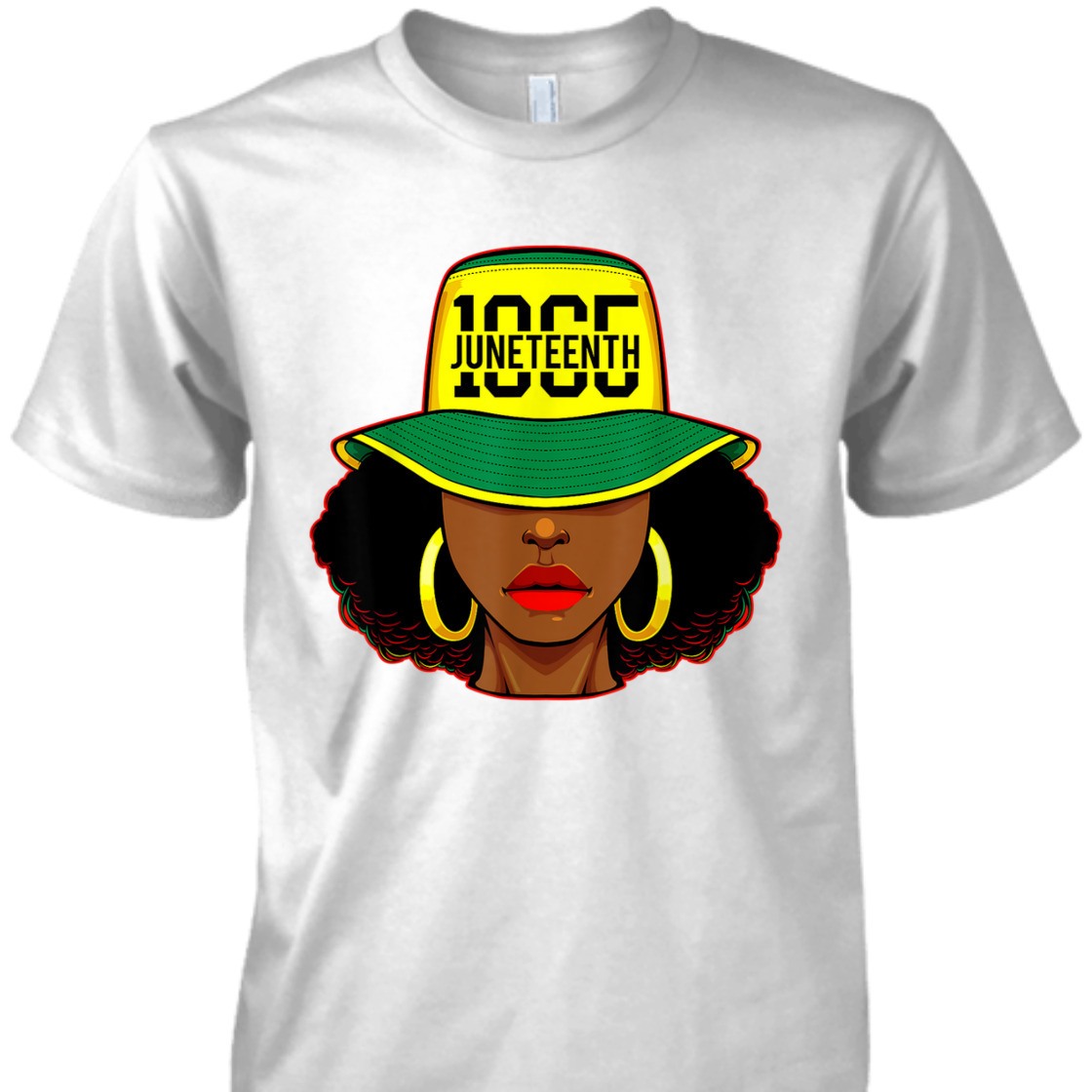 Strong Women Afro Woman Juneteenth 1865 Melanin Pride African American T-Shirt