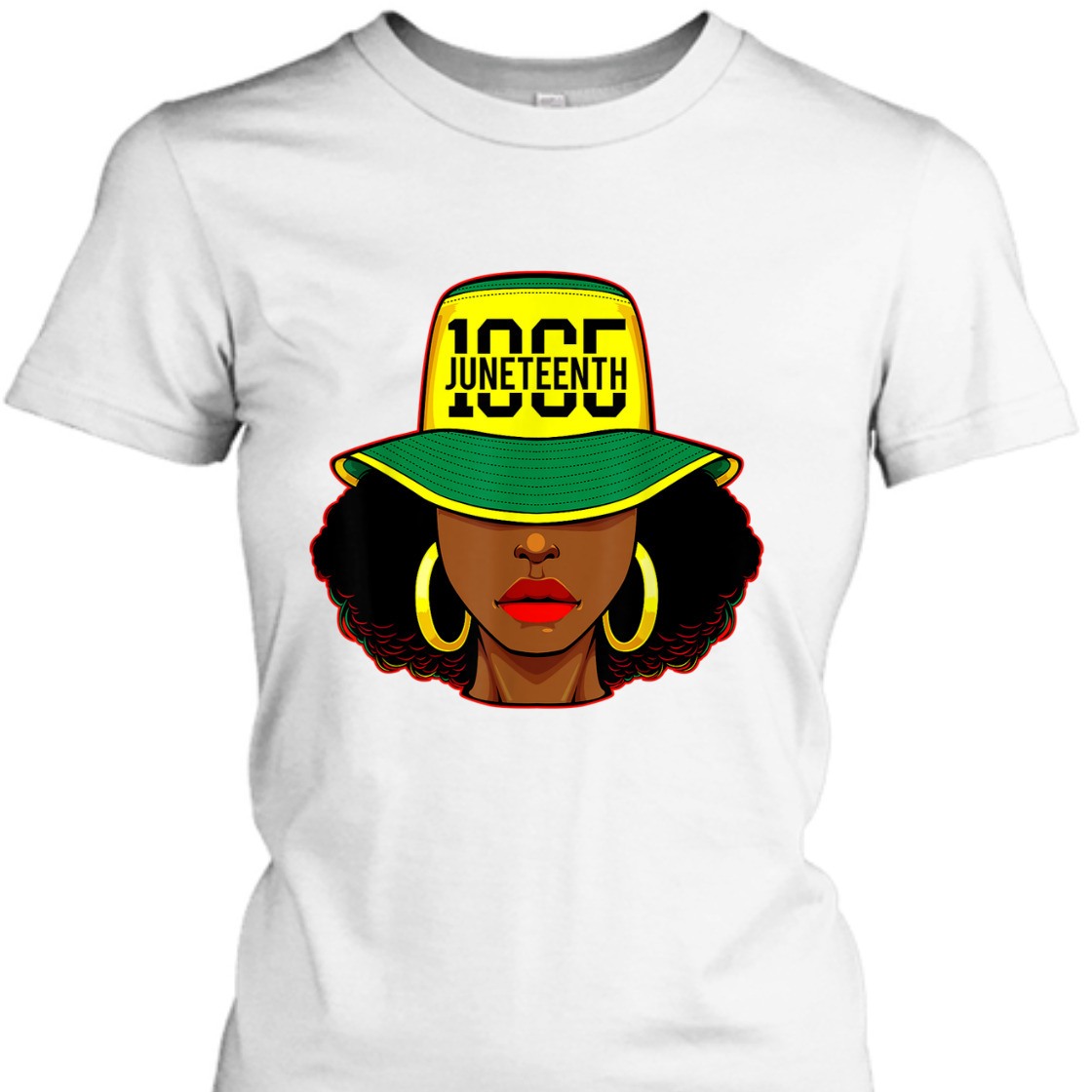 Strong Women Afro Woman Juneteenth 1865 Melanin Pride African American T-Shirt