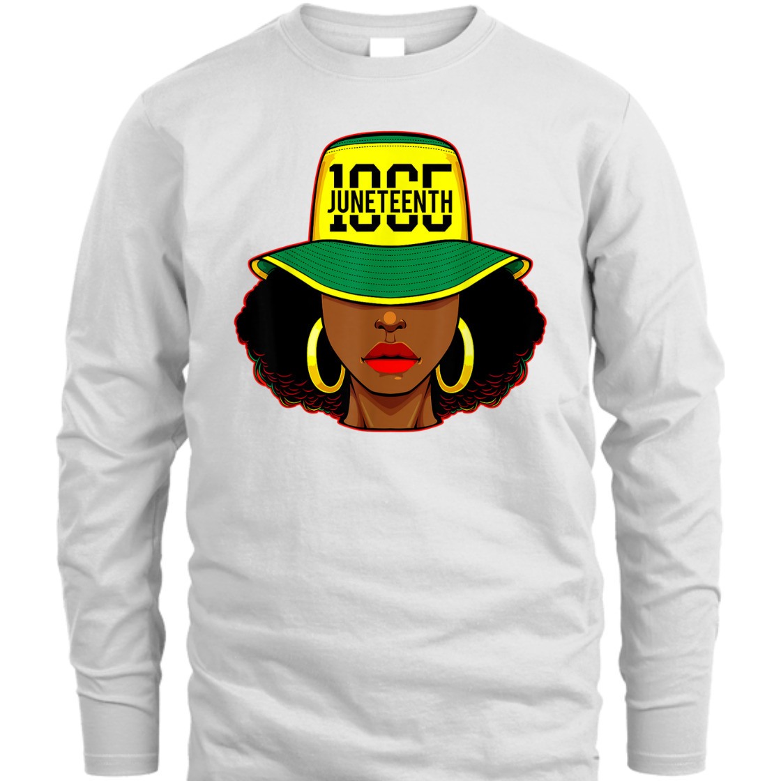 Strong Women Afro Woman Juneteenth 1865 Melanin Pride African American T-Shirt