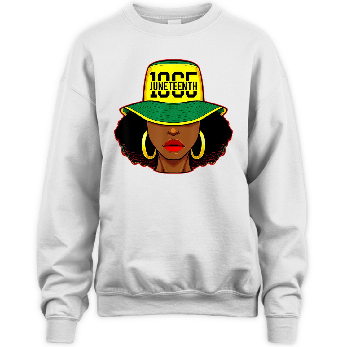 Strong Women Afro Woman Juneteenth 1865 Melanin Pride African American T-Shirt