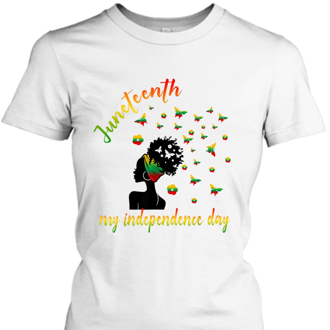 Strong Women Juneteenth Is My Independence Day Free Black Women T-Shirt