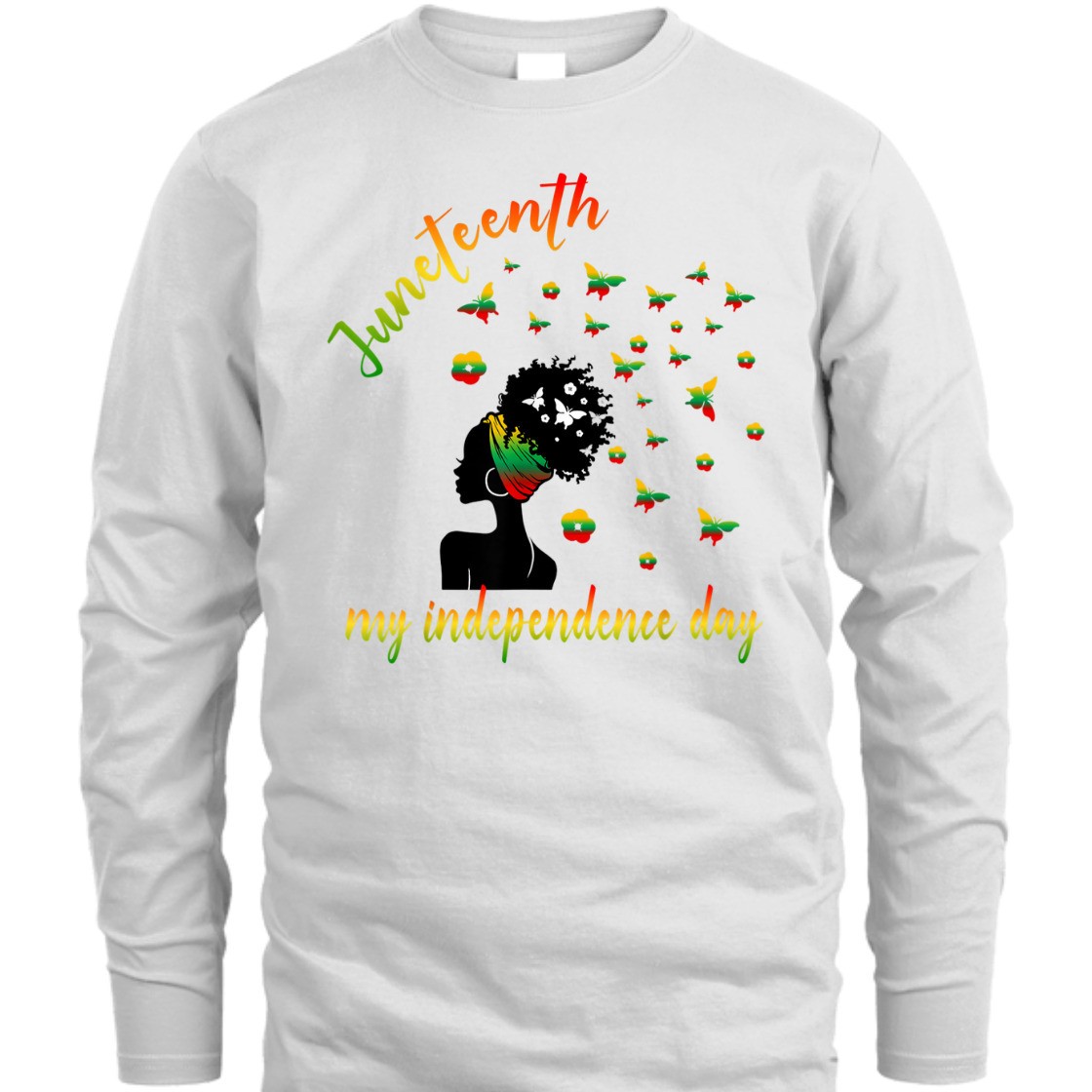 Strong Women Juneteenth Is My Independence Day Free Black Women T-Shirt