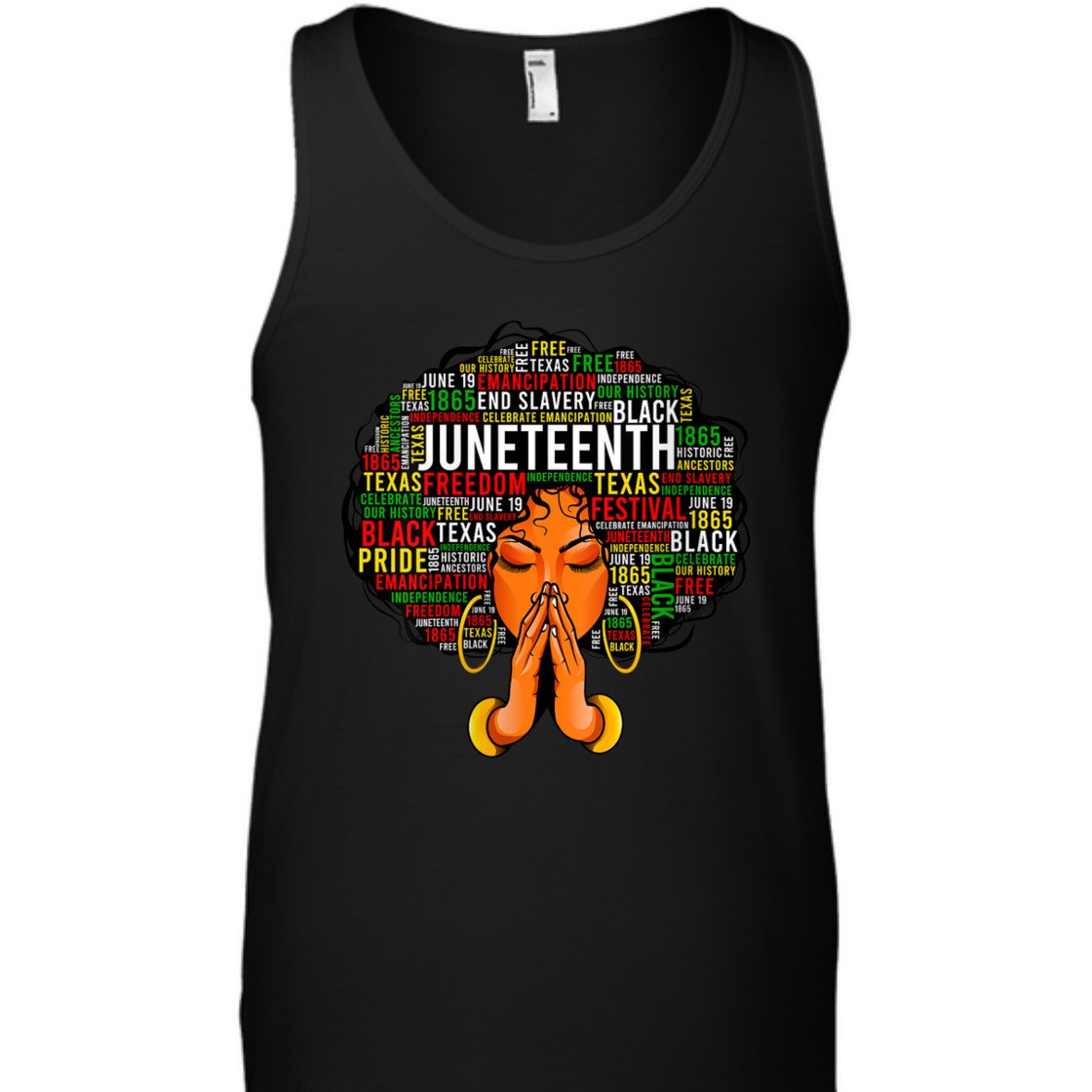 Strong Women Melanin Black Women Natural Hair Afro Word Art Juneteenth T-Shirt Strong Women Melanin Black Women Natural Hair Afro Word Art Juneteenth T-Shirt