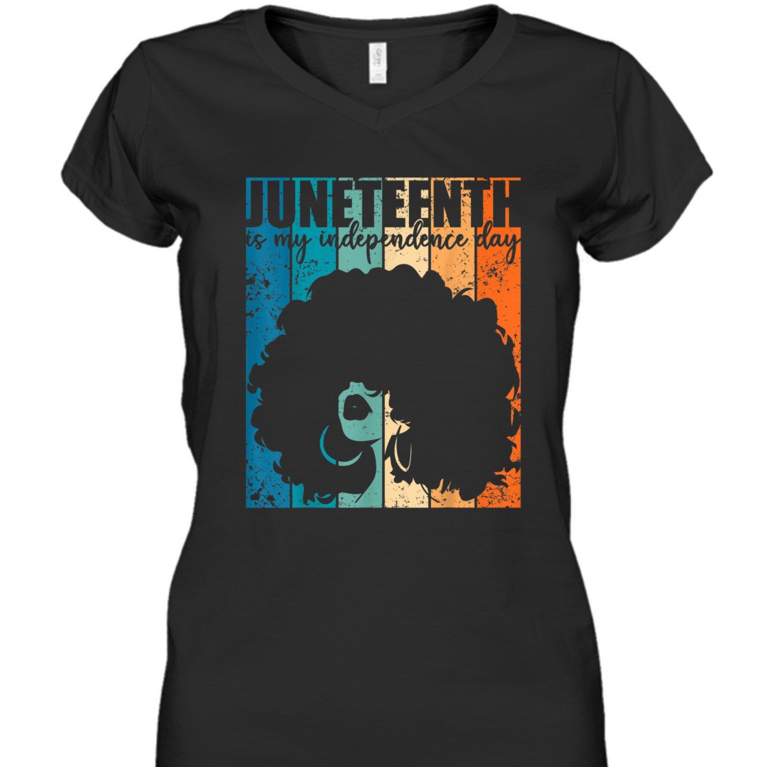 Strong Women Juneteenth My Independence Day Retro Afro Women Melanin T-Shirt Strong Women Juneteenth My Independence Day Retro Afro Women Melanin T-Shirt