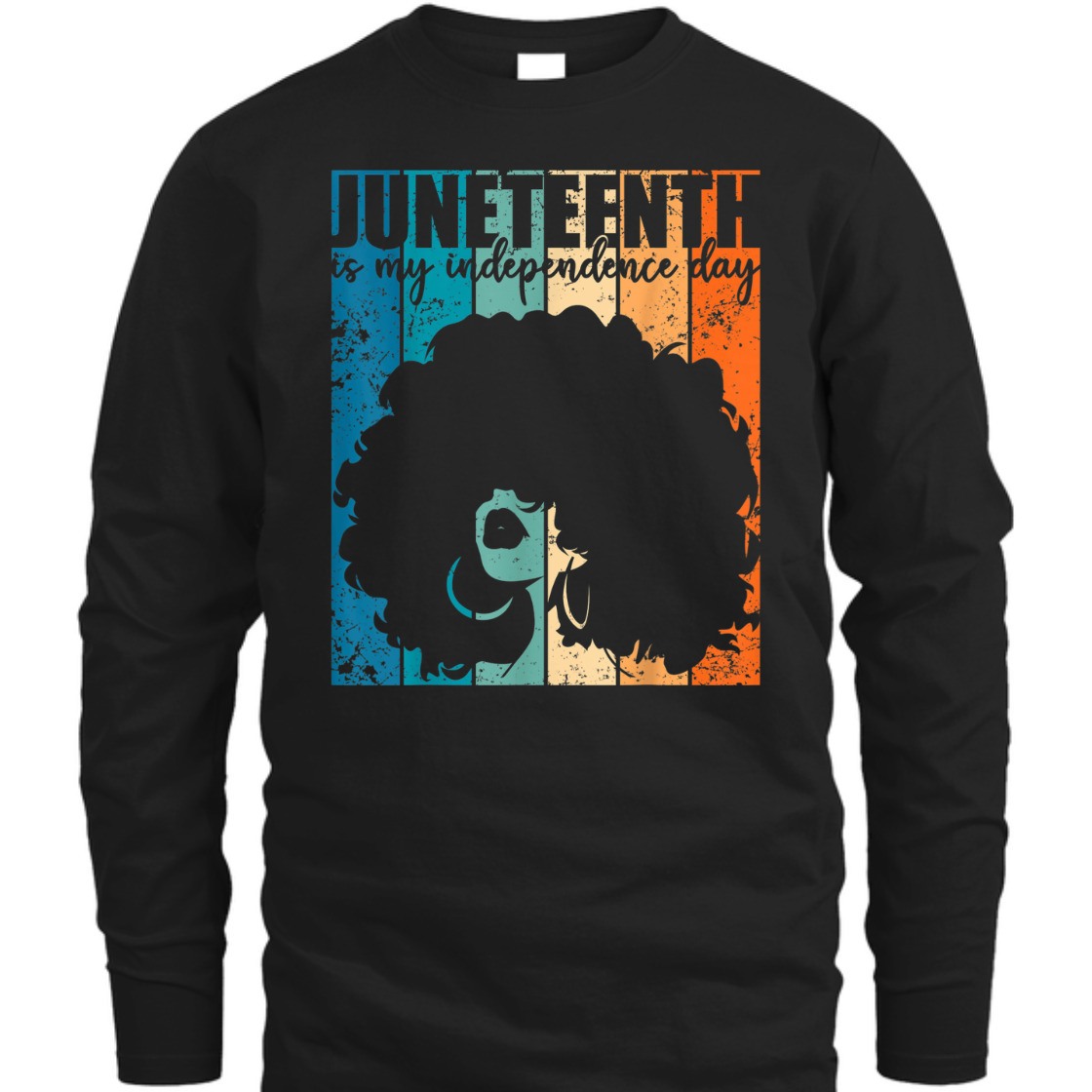 Strong Women Juneteenth My Independence Day Retro Afro Women Melanin T-Shirt Strong Women Juneteenth My Independence Day Retro Afro Women Melanin T-Shirt