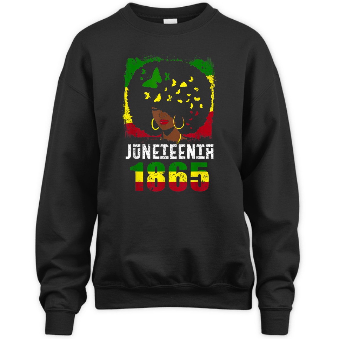 Strong Women Juneteenth Women Freedom Day 1865 Black Afro Girl T-Shirt