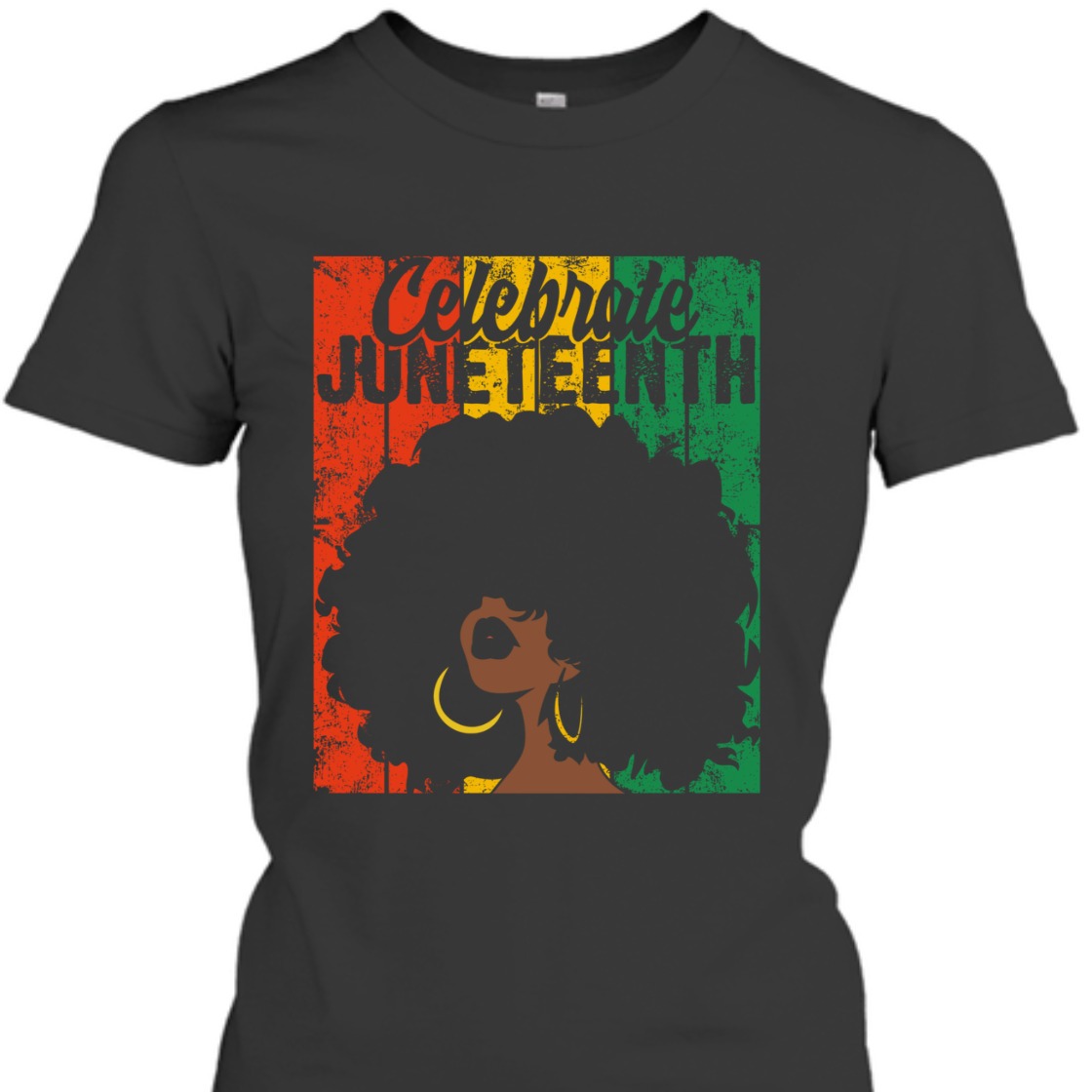 Strong Women Celebrate Juneteenth Retro African Colors Womens Gift T-Shirt Strong Women Celebrate Juneteenth Retro African Colors Womens Gift T-Shirt