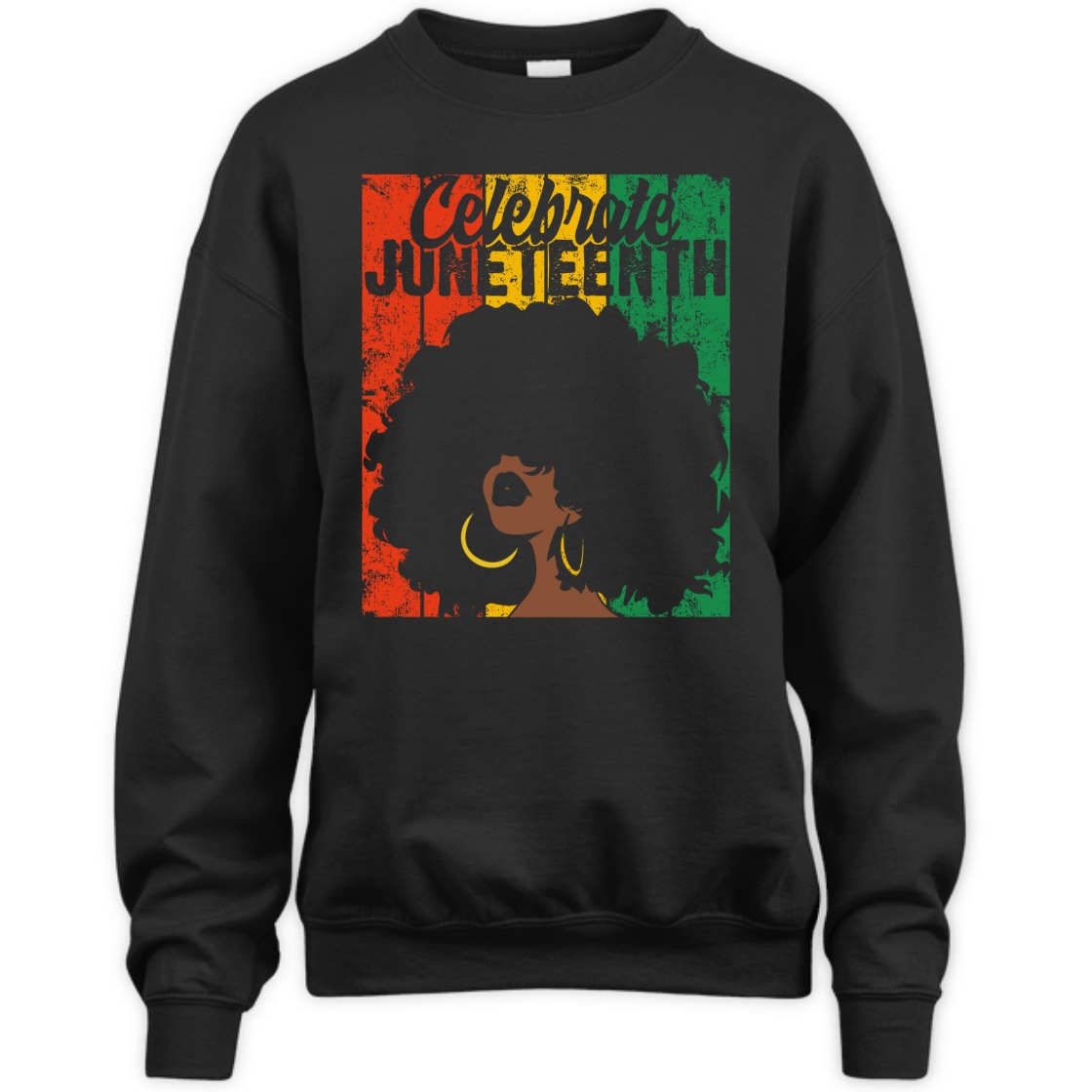 Strong Women Celebrate Juneteenth Retro African Colors Womens Gift T-Shirt