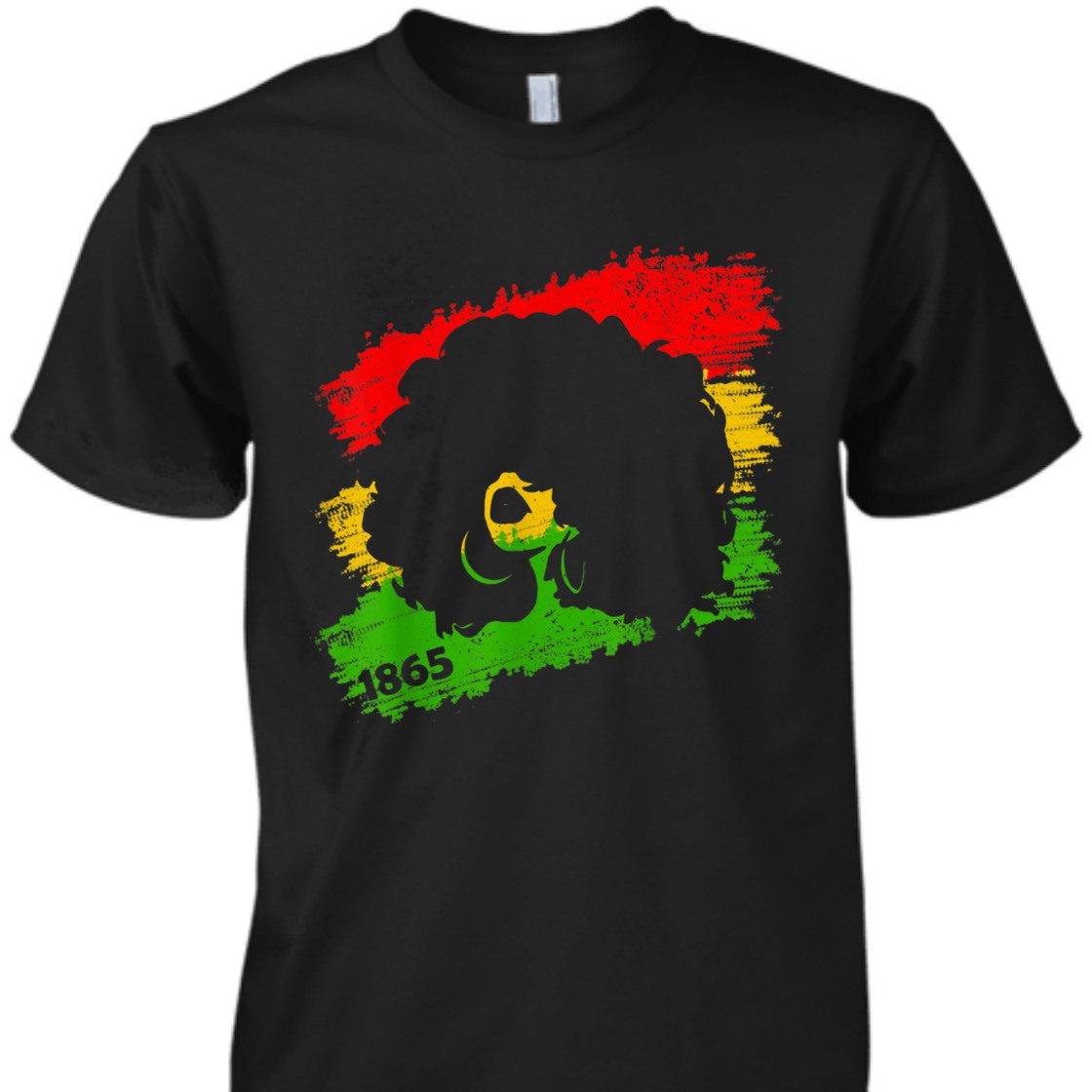 Strong Women Juneteenth 1865 Women Afro Black Girl Freedom Day American T-Shirt