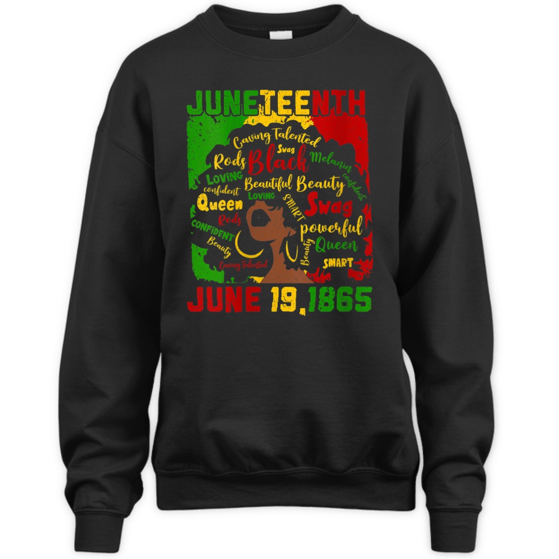 Strong Women Juneteenth June 19 1865 Black Women Natural Hair Afro T-Shirt Strong Women Juneteenth June 19 1865 Black Women Natural Hair Afro T-Shirt