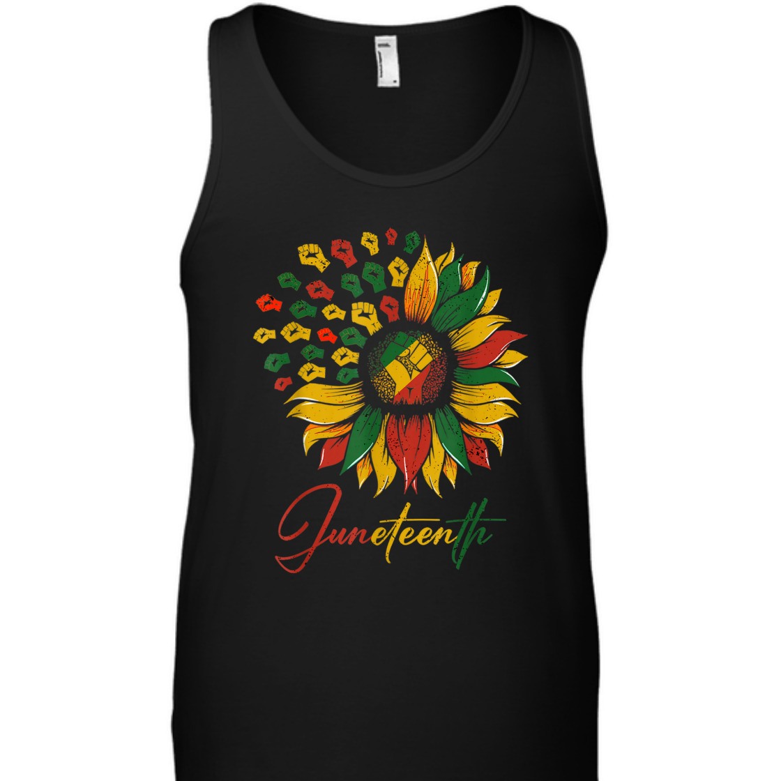 Sunflower Fist Juneteenth Black History African American T-Shirt Sunflower Fist Juneteenth Black History African American T-Shirt